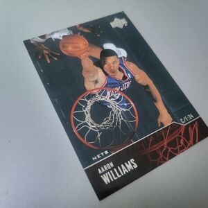 New Jersey Nets Basketball Trading Card AARON WILLIAMS
